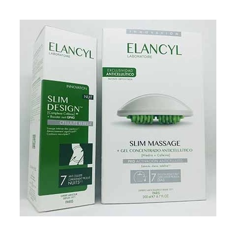 Pack elancyl slim massage + slim desing noche 200 ml