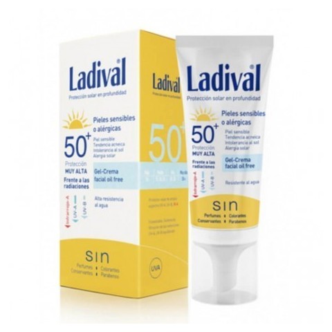 Ladival piel sensible o alergia SPF 50+ fotoprotectora facial
