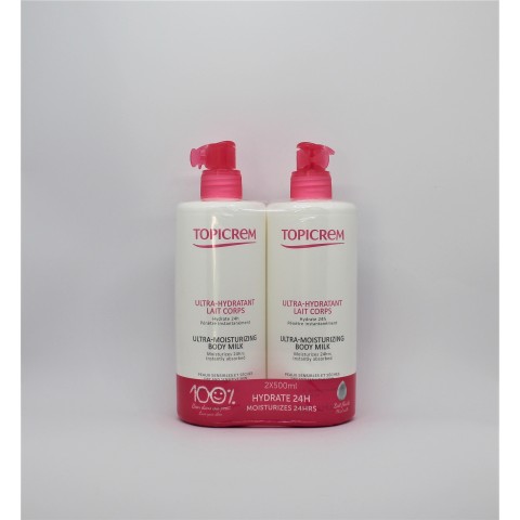 pack topicrem duo uh leche corporal 500 ml