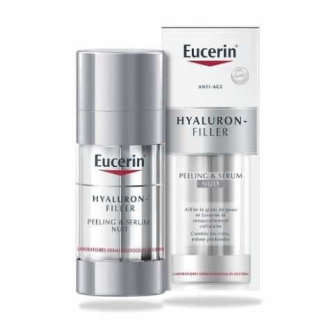 Eucerin hyaluron filler crema de noche peeling y serum 30 ml