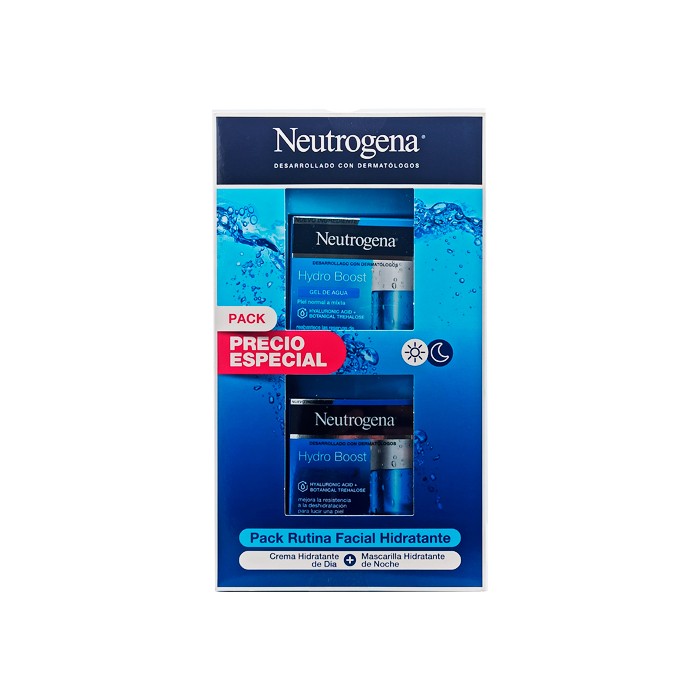 Neutrogena Boost Water Gel Día+Mascarilla Hidratante Noche