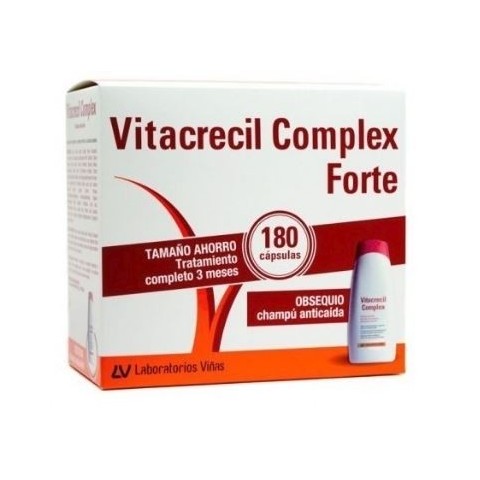 Vitacrecil Complex Forte 180 cápsulas + Champú de Regalo