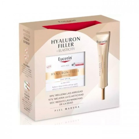 eucerin pack hyaluron filler elasticity dia contorno de ojos