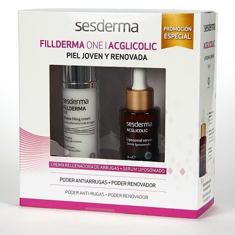 Sesderma pack filderma one + serum acglicolic