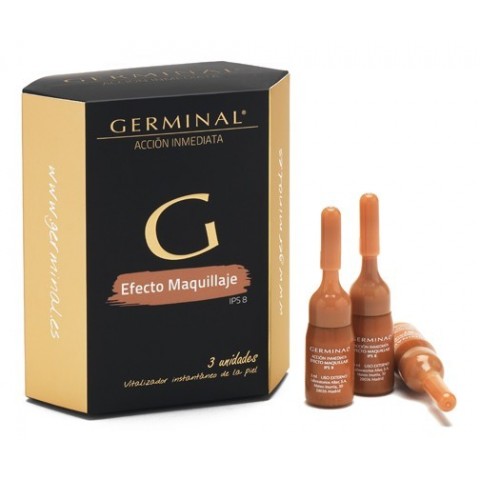 Germinal acción inmediata efecto maquillaje 3 ml 3 ampollas