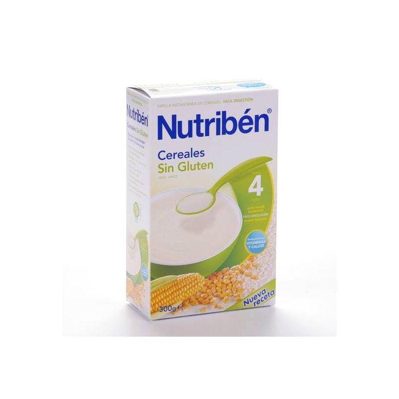 Nutribén® cereales sin gluten con leche Adaptada 300g